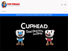 Tablet Screenshot of popfreaks.com